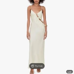 Lioness About A Girl Cream Maxi Dress